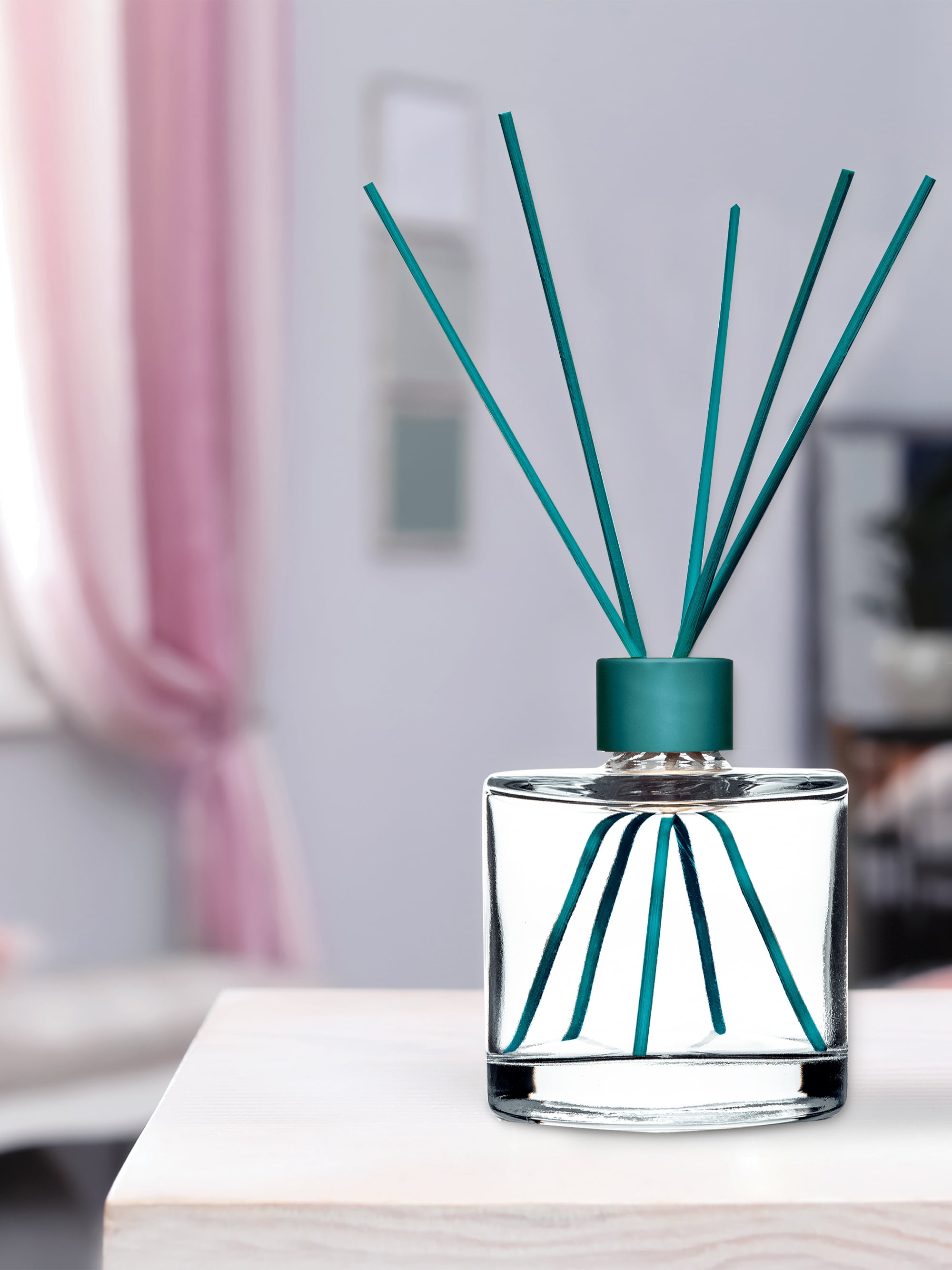 Mainstays Glass Diffuser with Reeds, Salted Sea Spray, 3.0 fl oz