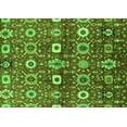 thumbnail image 1 of Ahgly Company Indoor Rectangle Oriental Green Industrial Area Rugs, 8' x 12', 1 of 4