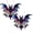 B1, variant on Rongxk Halloween Bat Stained Glass Suncatcher Window Hanging Acrylic Wall Art Suncatcher Decoration Festival Colorful Bat Home House Venue Arrangement Props 1pc