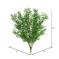 thumbnail image 2 of Vickerman 20" Artificial Green Mini Smilax Bush., 2 of 3