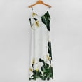 thumbnail image 5 of Calla Lilies Sleeveless Dress Loose Women's Dress Dresses Luxury Evening Dresses, 5 of 9