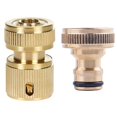 thumbnail image 5 of 8 piezas de conector rápido de repuesto de latón de 3/4 de pulgada y 1/2 pulgada, conector adaptador de ajuste duradero para agua, 5 of 5