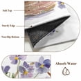 thumbnail image 6 of Large Area Rugs for Living Room Bedroom, Watercolor Purple Floral 8'x10' Rug Washable Carpet Runner Indoor Outdoor, Spring Flower Basket Botanical Non Slip Floor Mats Rug for Kitchen, Patio, 6 of 8