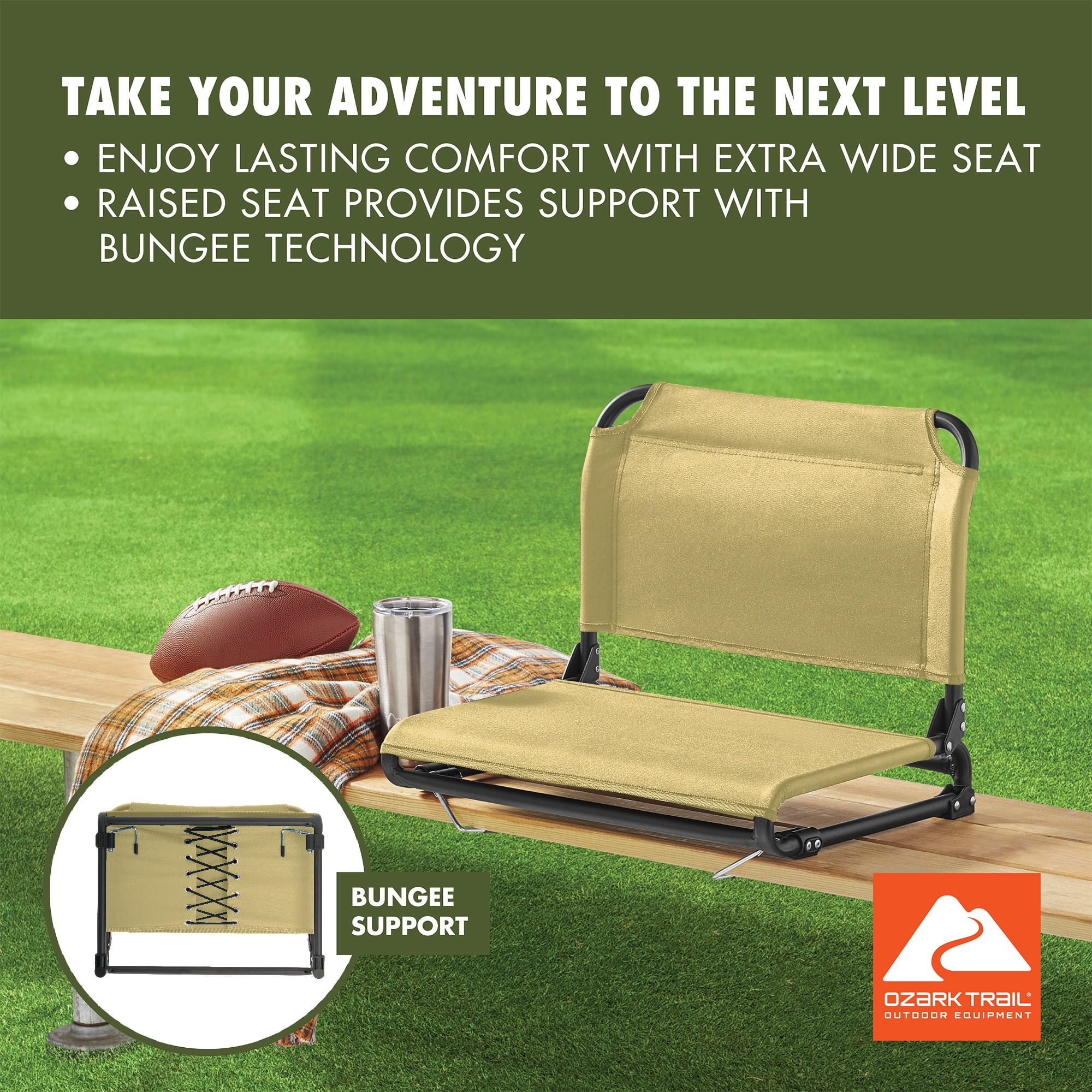 Ozark Trail Stadium Seat Gold