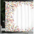 thumbnail image 3 of Ambesonne Music Shower Curtain, Colorful Festival Frame, 69"Wx75"L, Multicolor, 3 of 4