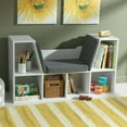 thumbnail image 3 of KidKraft Bibliothèque pour Enfants avec Coin Lecture et Coussins, Blanc / 14230, 3 of 5