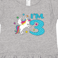 thumbnail image 4 of Inktastic I'm Three - Unicorn, 3rd Birthday Girls Toddler Dress, 4 of 5
