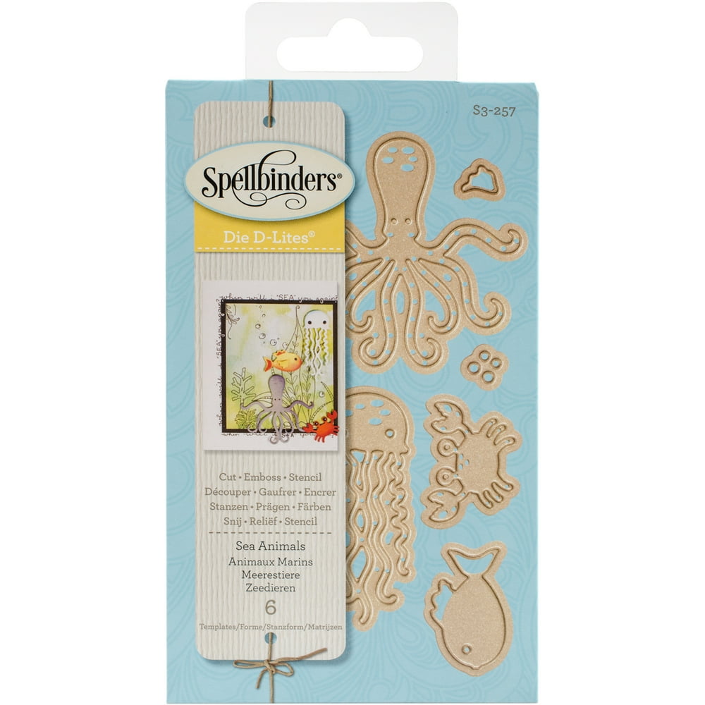 Spellbinders Sea Animals Etched/Wafer Thin Dies