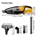 thumbnail image 2 of Cordless Vacuum Cleaner Compatible with 20V Battery (Tool Only)Handheld Vacuum for Floor Carpet Pet Hair, 2 of 5