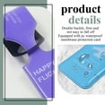 thumbnail image 3 of 4 Pcs Creative Luggage Tags with Name Card, Unique Baggage Tag, Attractive Portable Travel ID Label, Personalized Luggage Identifiers for Suitcases, Light Blue, Purple, Gray, Yellow, 3 of 7