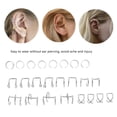thumbnail image 3 of Women Ear Cuff,48Pcs Ear Cuff Colorfast Rugged Lightweight Stylish Braid Beads Hair Jewelry for Parties Weddings, 3 of 8
