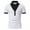White, variant on adviicd Athletic Fit Polo Shirts for Men Golf Shirts for Men Dry Fit Short Sleeve Print Performance Moisture Wicking Polo Shirt Black,L