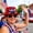 Red, variant on Votnto Patriotic Lincoln Top Hat with Star Tinsel Decor, 4th of July Red White Blue Wool Costume Hat for Independence Day Parades, BBQs & Themed Parties