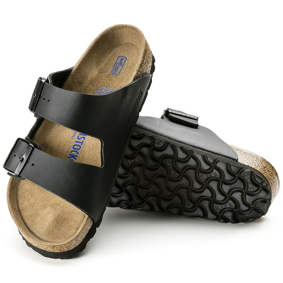 BIRKENSTOCK Male Adult EU 41 (Men 8-8.5 / Women 10-10.5) 551251 Black Birko Flor