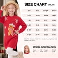 thumbnail image 7 of Actgleam Girls Dress Christmas Long Sleeve Knit Sweater Dress,11-12Y, 7 of 7