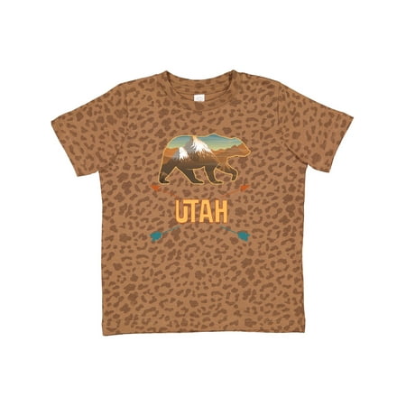 

Inktastic Utah Vacation Bear Silhouette Gift Toddler Boy or Toddler Girl T-Shirt