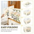 thumbnail image 4 of WOBOGO Various Butterflies Large Collapsible Storage Box Flip Lid Fabric Decorative Organizer Container Basket with Handles 16.5×12.6×11.8in, 4 of 7