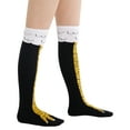 thumbnail image 5 of Women Calf Socks Funny crazy Octopus Chicken Leg Feet Stockings Men Novelty High Socks Gifts, 5 of 8