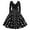 A-Black427, variant on Women's Polka Dot Swing Dress Long Sleeve Scallop V Neck Belted Retro Party Midi Dress White XXL