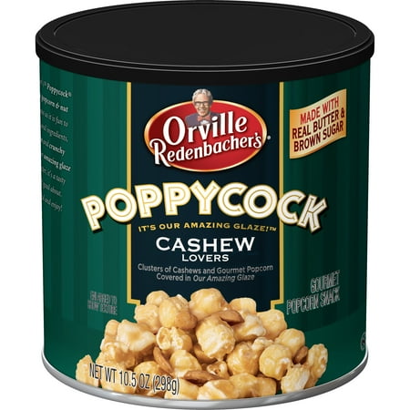 Orville Redenbacher's POPPYCOCK Cashew Lovers Gourmet Popcorn, 10.5-oz. Canister