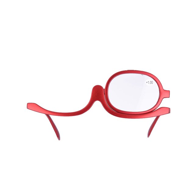 Gafas de maquillaje de ojos con aumento, gafas giratorias de una sola lente, herramienta esencial de maquillaje para mujer #1
