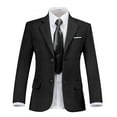 thumbnail image 4 of Boy's 5 Piece Suit Set with Pants Vest Shirt Tie and Jacket Wedding Suits, 4 of 5