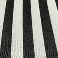 thumbnail image 3 of Mainstays Black and White Striped Cabana Woven Outdoor Rug, 5'x7', 3 of 11
