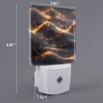 thumbnail image 2 of Xecao Abstract Glowing Wave Pattern for Night Light - a Wall-mounted LED Fixture with A Dusk-to-dawn Sensor, Ideal for Bedrooms, Bathrooms, Hallways, and Kitchens-UK, 2 of 7