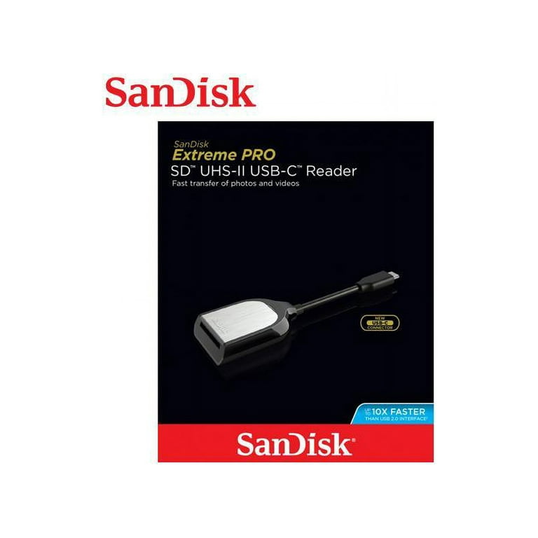 Buy SanDisk Extreme PRO SD UHS-II Card Reader/Writer Type C (SDDR-409-G46)  - AF Marcotec