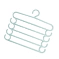 thumbnail image 1 of Yuarrent Estante de almacenamiento de pantalones 5 en 1 multifuncional, 2 uds., estante de almacenamiento ajustable para pantalones, organizador de Almacenamiento y organización del hogar Verde Yuarrent HA004464-01, 1 of 6