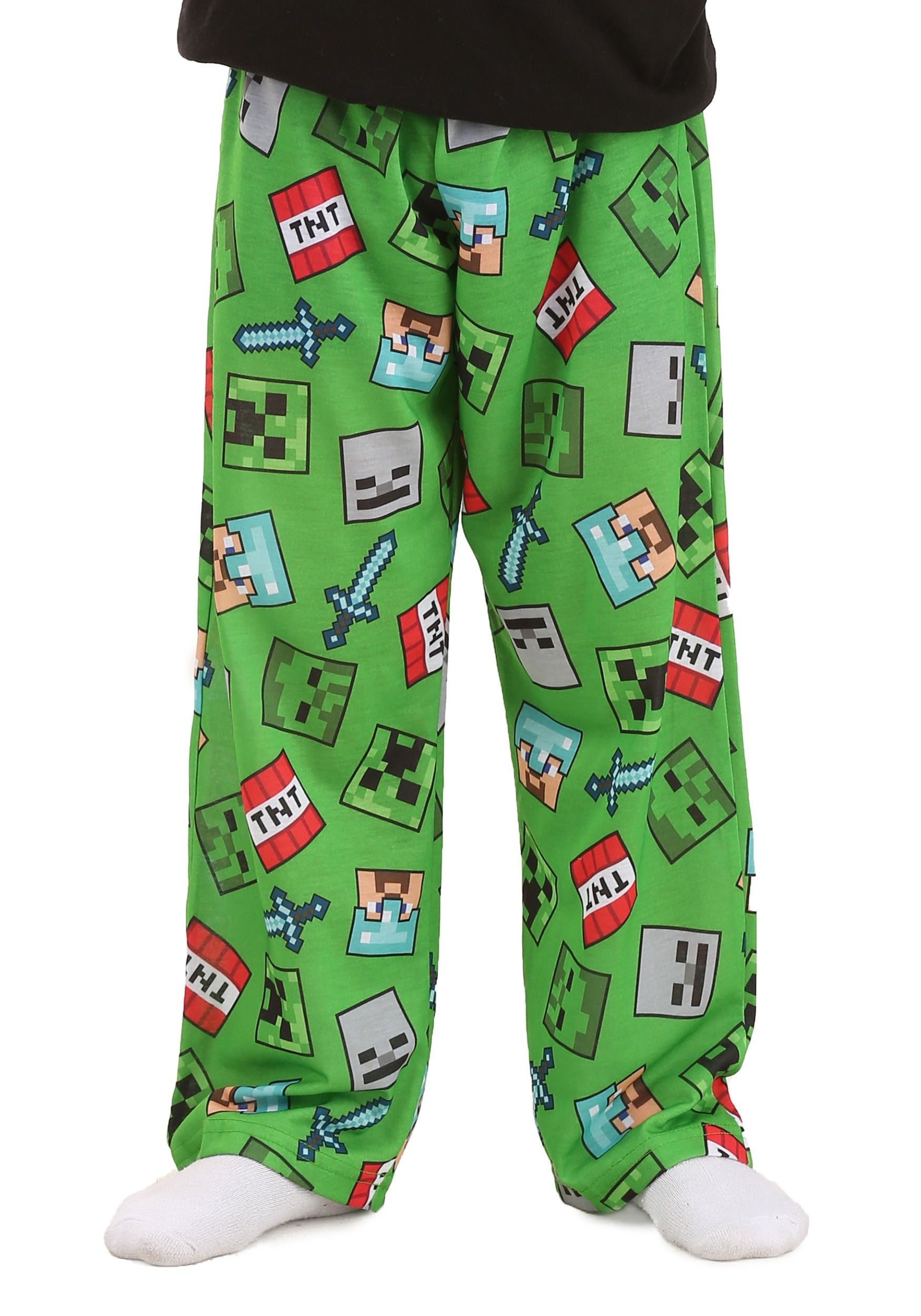 Big Boys Minecraft Pajama Pants - Size 4/5 - Walmart.com