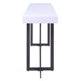 thumbnail image 6 of Furniture of America Vasket Contemporary Metal 1-Drawer Sofa Table in White, 6 of 10