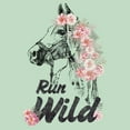 thumbnail image 2 of Girl's Lost Gods Run Wild Horse Wreath Graphic T-Shirt, 2 of 4