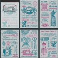 thumbnail image 1 of Paper Sticker Book, Art Poster Series, Material Handbook, Collage, Decorative Paper, 1 of 5