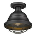 thumbnail image 1 of Golden Lighting 7316-OSF NB Bartlett Extérieur Semi-Renversé, Noir Naturel, 1 of 1