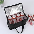 thumbnail image 4 of QUTETN Outdoor Insulated Thermal Cooler Bag Outdoor Lunch Foods Drink Boxes Drink Storage Bags Tin Foil Pack Box Camping Accessories, 4 of 7