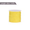 thumbnail image 2 of Uxcell Nylon Cord DIY Making Satin String Craft Wire with Plastic Spool 147ft, Yellow, 2 of 4