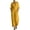 Yellow, variant on Jumpsuits for Women Dressy Wrap Front V-Neck 3/4 Sleeve Jumpers Wide Leg Rompers for Work Office Business Black L