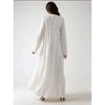 thumbnail image 4 of Textured Maxi Dress with Crew Neck, 4 of 5