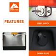 thumbnail image 4 of Ozark Trail Ice Chest Cooler 54 Quarts Stainless Steel Portable Cooler with Bottle Opener 85 Can, 51 L, 4 of 8