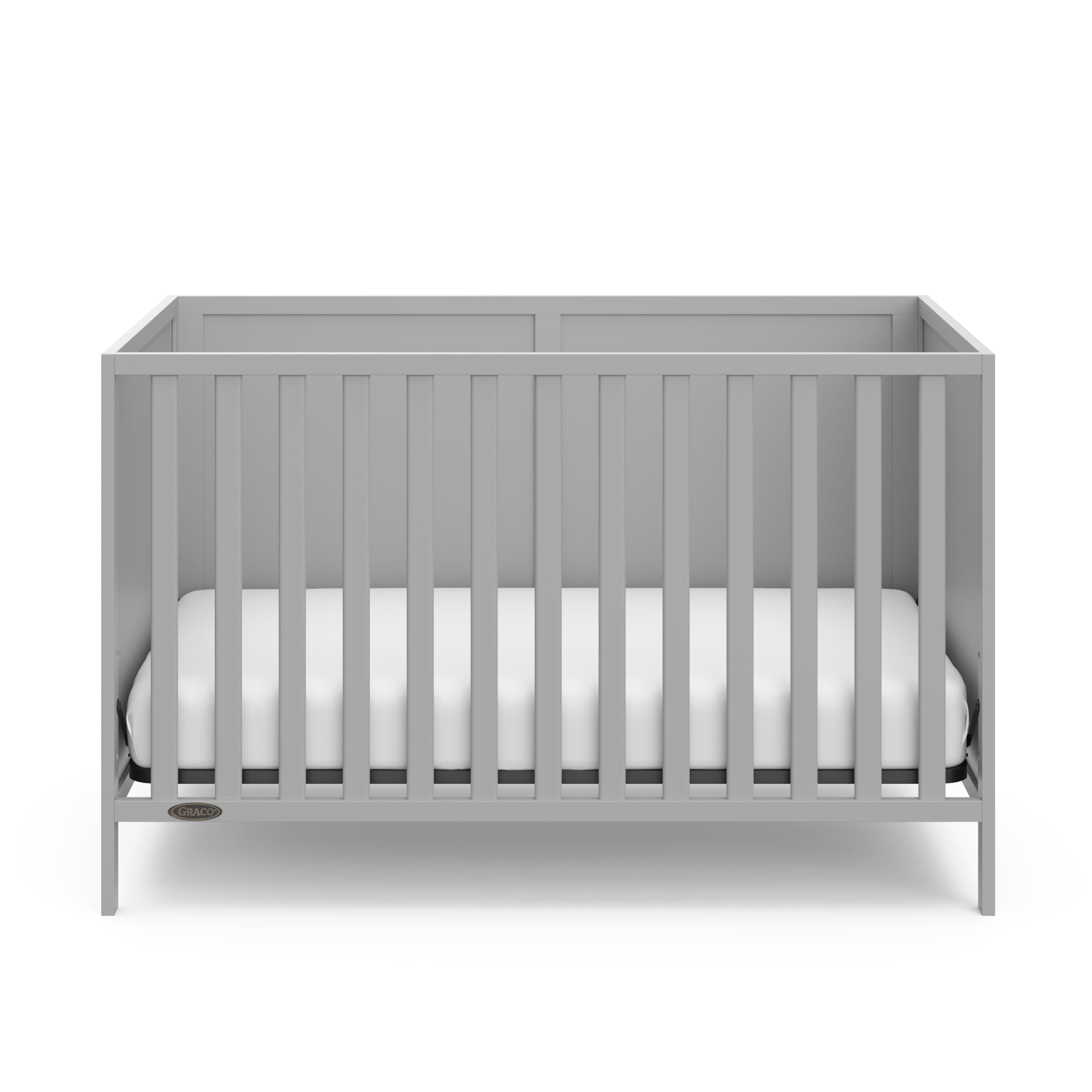 Graco Theo 3-in-1 Convertible Baby Crib, Pebble Gray