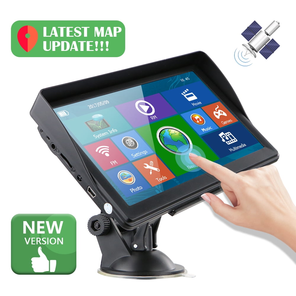 7" Cars Nav GPS Navigation Navigator with Free Maps Touch Screen Built-in 8GB ROM Support FM Radio MP3 + 8G TF Card - Walmart.com
