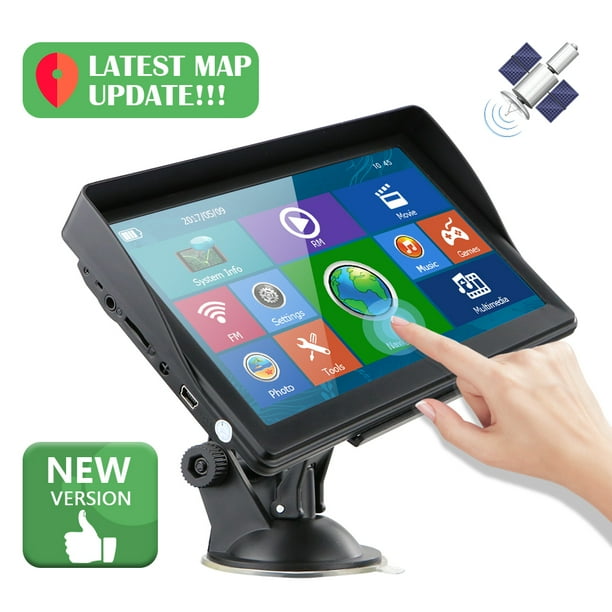 7" Cars Sat Nav GPS Navigation Navigator with Free Maps Touch Screen