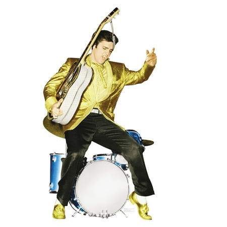 Advanced Graphics Lifesize Wall Decor Cardboard Standup Poster Elvis Presley Drums