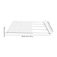 thumbnail image 3 of OULII 1 Set Closet Expandable Shelf Storage Organizer For General Users White, 3 of 8