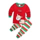 thumbnail image 1 of Conjuntos de pijamas de algodón para niños y niñas, ropa de dormir de primavera y otoño para Navidad, 1 of 4