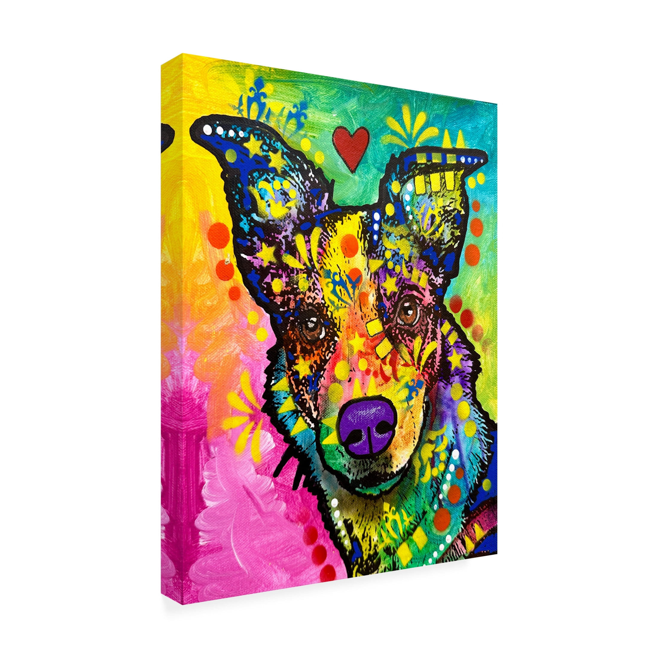 Canvas Wall Art - Dean Russo- Exclusive 'Heard' Wall Art for Living Room, Bedroom, or Office Décor by Trademark Fine Art - 14 x 19 Inches