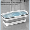 thumbnail image 4 of Folding Rectangular Mop Bucket Wash Mop Bucket Household With Pulley Flat Mop Basin Large Mop Bucket, 4 of 8
