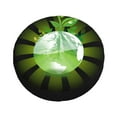 thumbnail image 2 of Waterproof Spare Wheel Cover, Green Plant Earth Pattern Adjustable Wheel Cover For Jeep Trailer RV SUV Car, 15 inch, 2 of 8