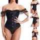thumbnail image 3 of Fajas Para Mujeres Control de Barriga Body Erógeno Sólido Vintage Túnica Corsé Tubo Cintura Soporte Cuerpo Esculpir Apretar Pechos Tops Odeerbi ODB142356, 3 of 9